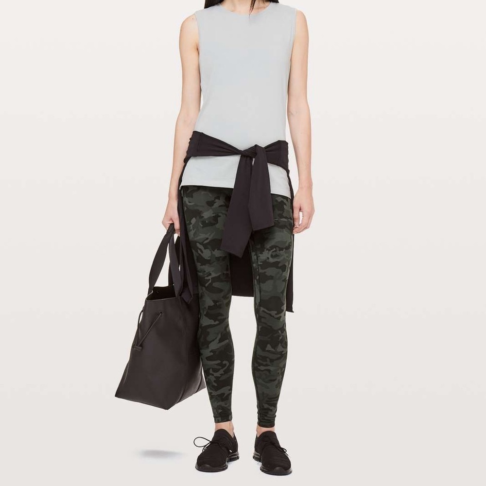 Lululemon Align Pant *Full Length 28"- Incognito Camo Multi Gator Green- Size 6